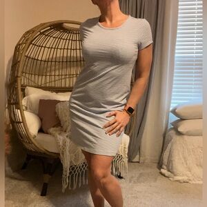 VINEYARD VINES EDGARTOWN MADAKET STRIPED T-SHIRT DRESS